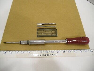 Vintage Stanley Yankee No 130A Spiral Ratchet Screwdriver Tool With FH