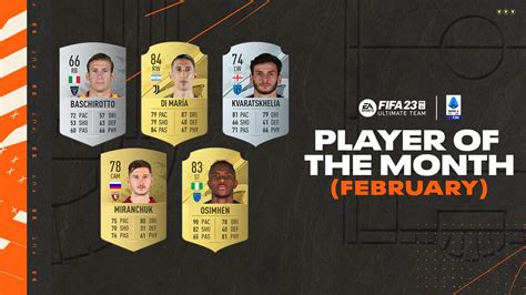 Fifa Nomination Potm Di Febbraio Della Serie A Fifaultimateteam It