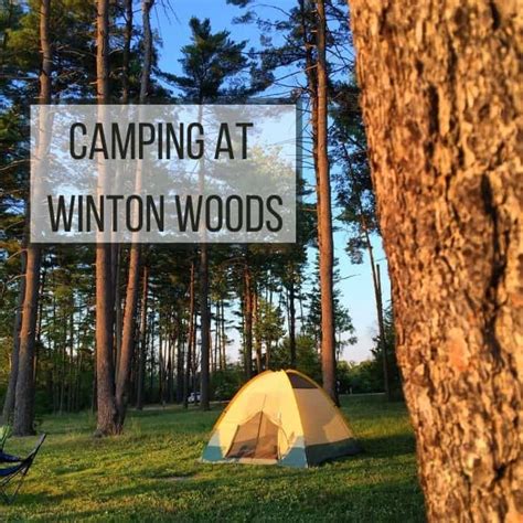 Camping at Winton Woods