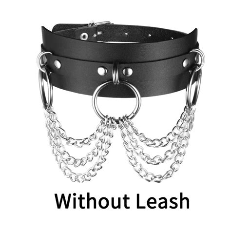 Sexy Punk Choker Collar Leather Choker Bondage Cosplay Goth Jewelry Women Gothic Necklace