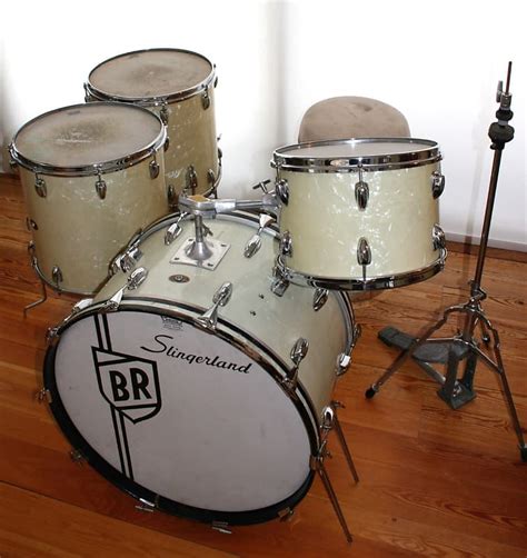 Slingerland Buddy Rich Drum Set With Canister Throne 60 OFF