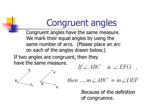 Definition Of Congruent Angles