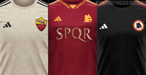 FOTO Nuove Anticipazioni Ecco Le Tre Divise Adidas Per La Roma 2023 24