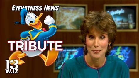 WJZ TV Baltimore Denise Koch Pays Tribute To Donald Duck 5 28 84