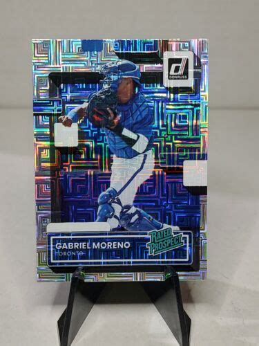 2022 Panini Donruss Rated Prospect Vector RP 4 Gabriel Moreno RC