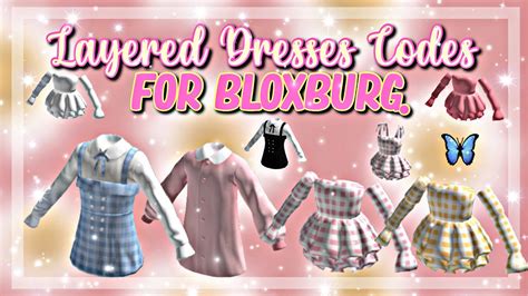 Layered Dresses Codes For Bloxburg 3d Clothing Roblox Hxilxy Youtube