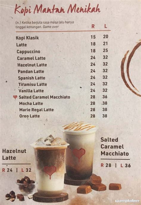 Harga Menu Kopi Kenangan Terbaru 2022 2023 Di Jakartajakarta