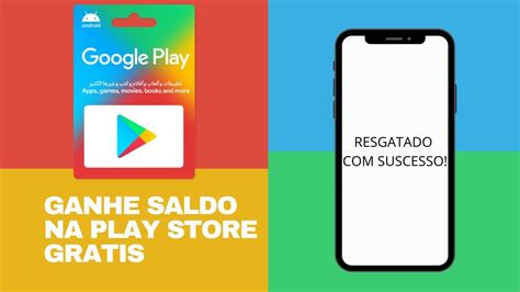 Pagou Como Ganhar Gift Card De Gra A Da Google Play Store Todos Os