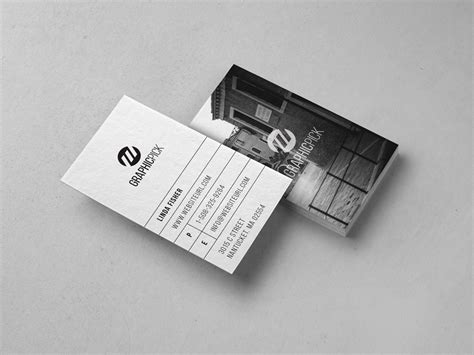 Clean Minimal Photo Business Card - Graphic Pick