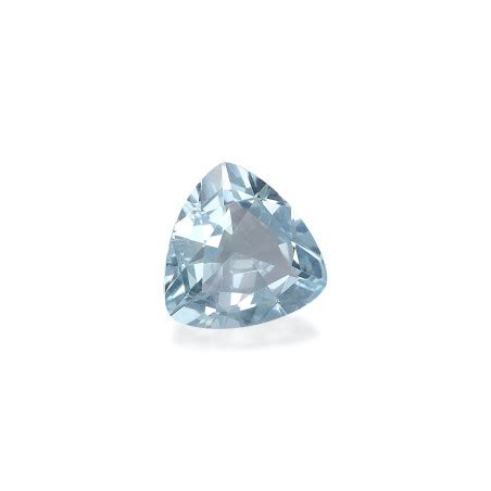 Aigue Marine Taille Trilliant Bleu Ciel Carats