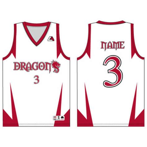 CA Gear - Full-Dye "Dragons" Basketball Jersey | Custom Apparel Inc.