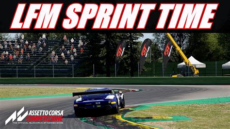 Assetto Corsa Competizione New LFM Sprint Time At Imola YouTube