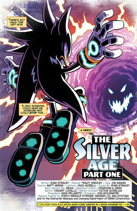 Archie Comics (Go back to the future with SILVER THE HEDGEHOG in...)