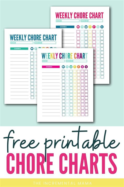 Free Printable Customizable Chore Chart Template - Printable Templates ...