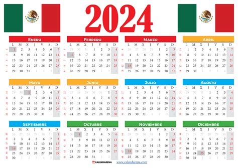 Calendario 2024 Para Imprimir Mexico Calendarena Diciembre Noviembre