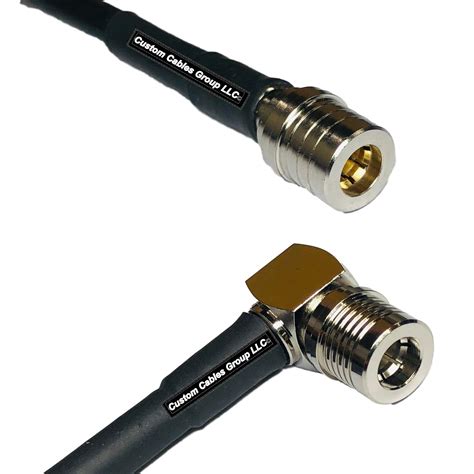 Amazon Feet Rg Qma Male To Qma Male Angle Rf Pigtail Coaxial