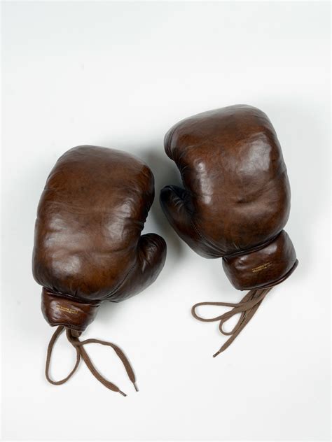 Gants De Boxe Vintage En Cuir John Woodbridge Makers