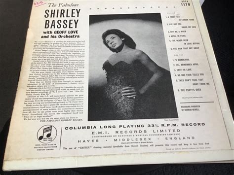 The Fabulous Shirley Bassey Vinyl Lp Mono Nr Mint 33sx1178 Flipback Laminated Ebay