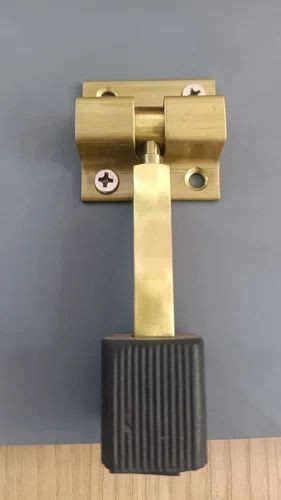 Color Coated 4 Inch Stainless Steel Golden Door Stopper Plunger Type