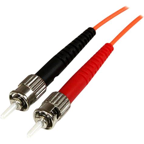 Startech 3m Fiber Optic Cablemultimode Duplex 50 125ofnp Plenumlc Stom2lc To St Fiber Patch