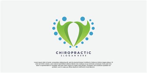 chiropractic logo design with creative concept 20903371 Vector Art at ...