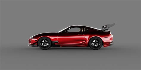 Toyota Supra MK4 Tuned 3D model | CGTrader