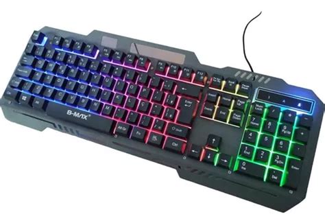 Teclado Gamer Semi Mec Nico Led Rgb Abnt Usb Pc Ps Xbox