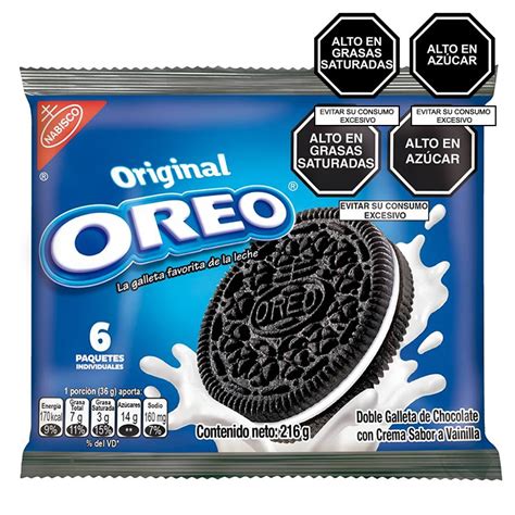 Galleta Oreo Original Nabisco Paquete 6 Un Normita