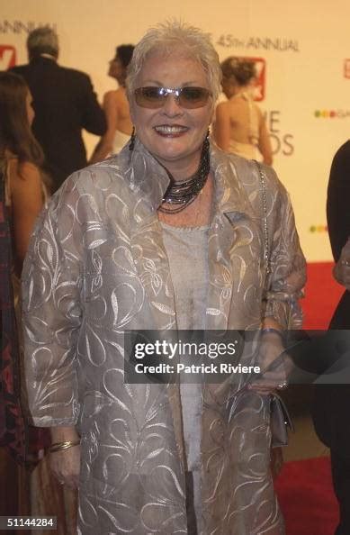 Rowena Wallace arriving on the red carpet for the 45th Annual TV Week ...