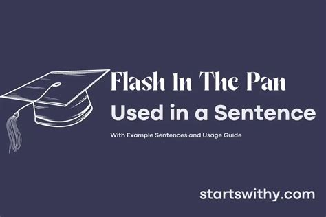 FLASH IN THE PAN in a Sentence Examples: 21 Ways to Use Flash In The Pan