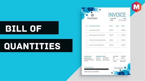 Bill Of Quantities Boq