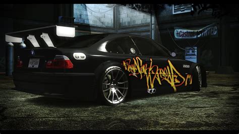 Black Bmw M3 Gtr Nfs Most Wanted Youtube