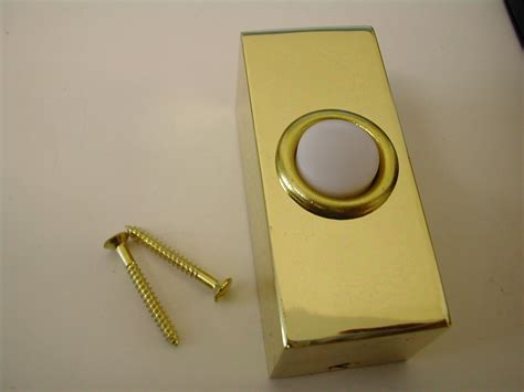 Door Bell Push Button Brass Stevenson Plumbing And Electrical Supplies