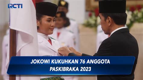 Presiden Jokowi Kukuhkan Paskibraka Upacara 17 Agustus 2023 SIS 16 08