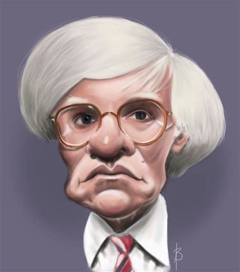 Andy Warhol by Alexandru Bulić Funny caricatures Caricature