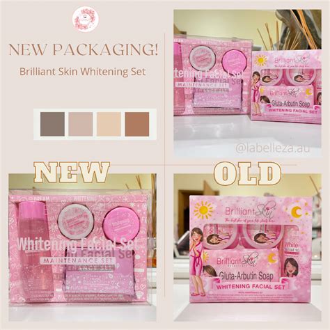 Brilliant Skin Whitening Facial Set New Packaging La Belleza Au