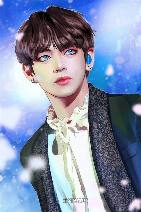 V BTS Art Fanart Bts Taehyung Fanart Kim Taehyung Funny Taehyung S