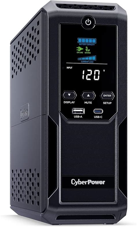 CyberPower CP1500AVRLCD3 Intelligent LCD UPS System 1500VA 900W 12