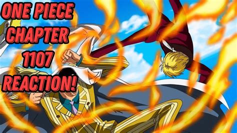 One Piece Chapter 1107 Reaction SANJI SHOCKS KIZARU YouTube