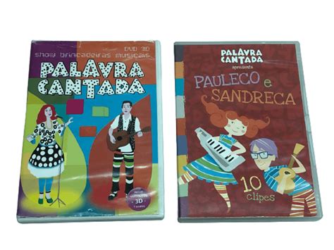 02 Dvds Infantis Palavra Cantada Brincadeiras Músicais Item de Música