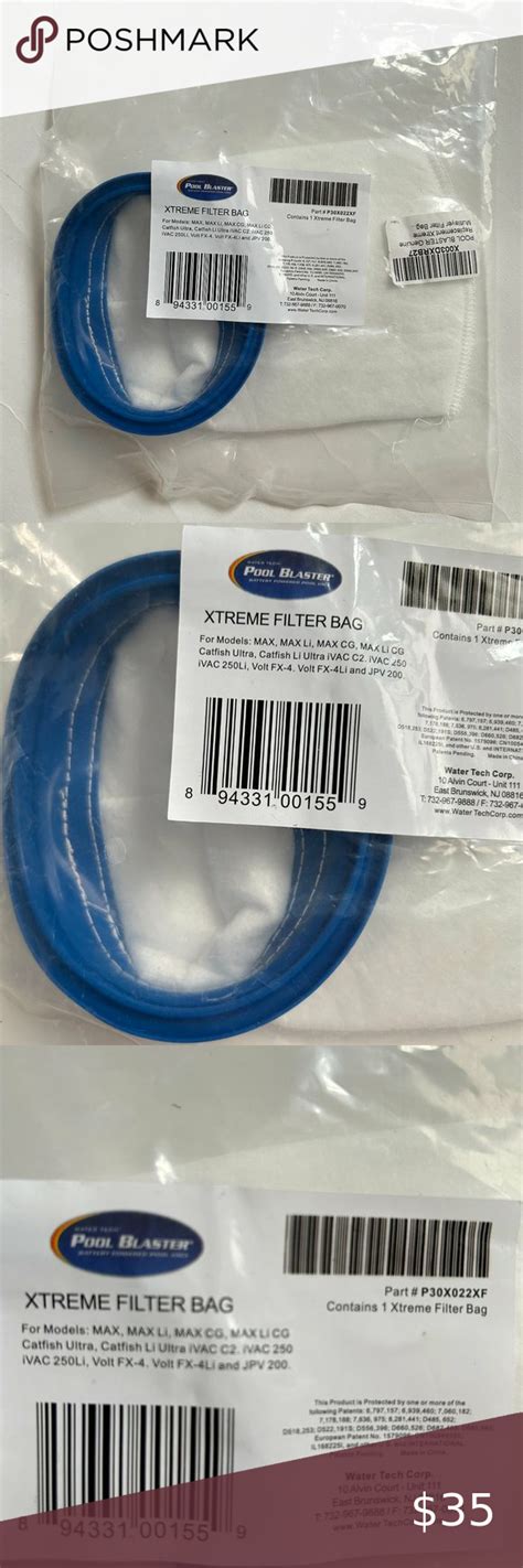 Pool Blaster XTREME FILTER BAG P30X022XF For Catfish MAX MAX Li MAX