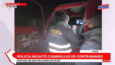 Exitosa Noticias On Twitter 🔵🔴 Ahora Puno Policía Incautó