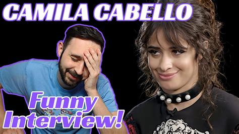 Reaction To Camila Cabello Funny Interview Shes Such A Character