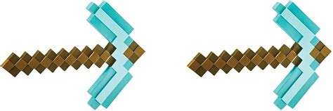 Minecraft Pickaxe And Sword Papercraft