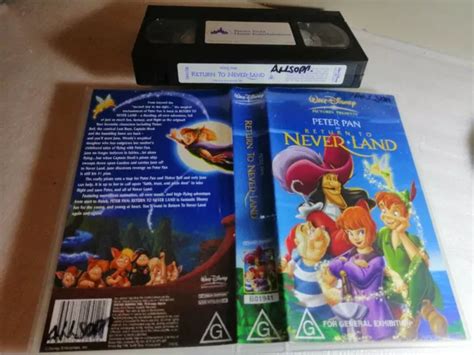 Peter Pan Return To Never Land Walt Disney Australian Vhs Issue