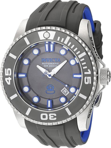 Jp インヴィクタ Invicta Pro Diver Automatic Black Dial Black And Blue Silicone Mens Watch