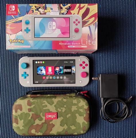 Nintendo Switch Lite Zacian And Zamazenta Edition With Installed