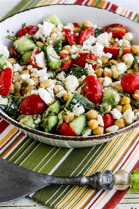 Tomato Cucumber Chickpea Salad Kalyn S Kitchen