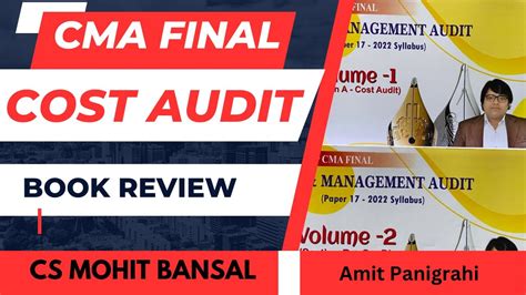 Unboxing And Review Of Cost Audit Book Cma Final Cost Audit Book