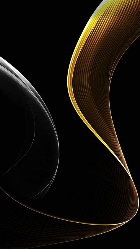 Dark Iphone Gold Abstract Gold Line Hd Phone Wallpaper Pxfuel